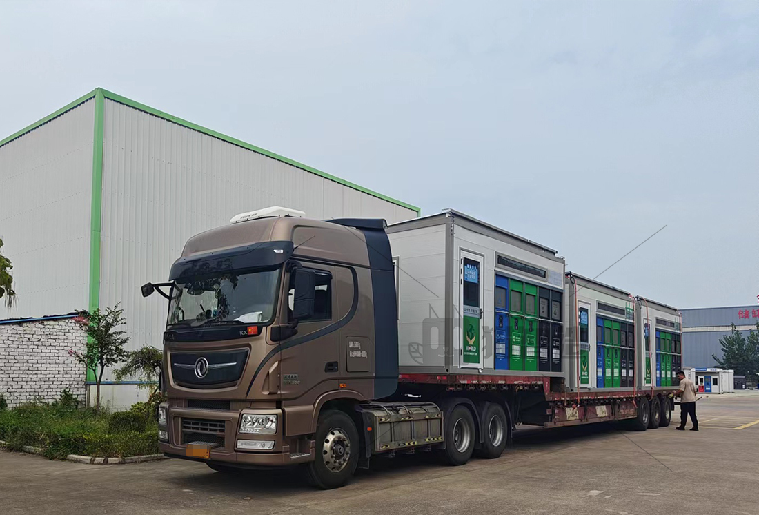 甘肅智能分類垃圾房，清潔小屋，垃圾分類收集站生產(chǎn)廠家