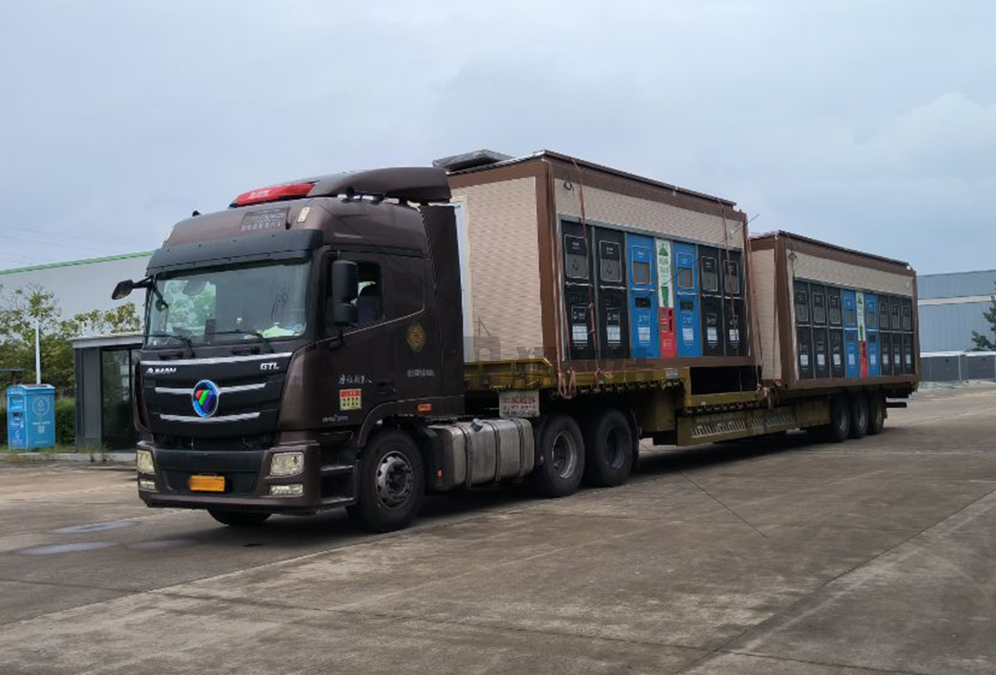 華展智能分類(lèi)垃圾房，清潔小屋，垃圾分類(lèi)收集站生產(chǎn)廠家