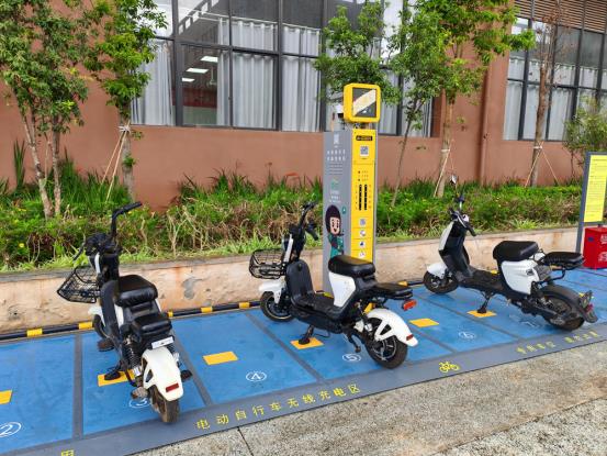 電動自行車無線充電樁，電動摩托車無線充電站，電動兩輪車智能無線充電，共享電單車智能無線充電樁